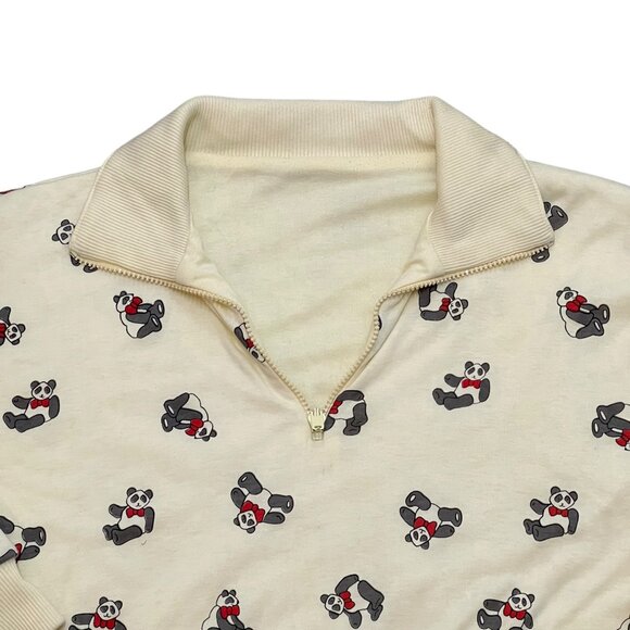 Women’s sweatshirt w/ panda print cotton - Picture 2 of 3